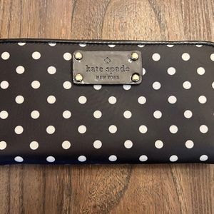 Kate Spade Spencer Cabana Dot Zip-around Continental Wallet